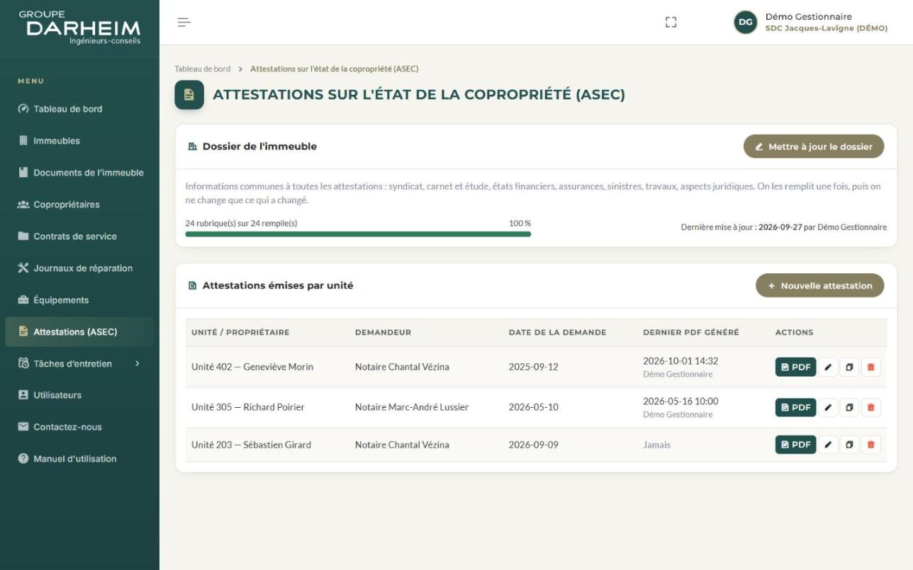L’attestation du syndicat lors d’une vente, simplifiée